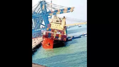 MV Sea Xpress tilted at MICT, stabilised - India Shipping News