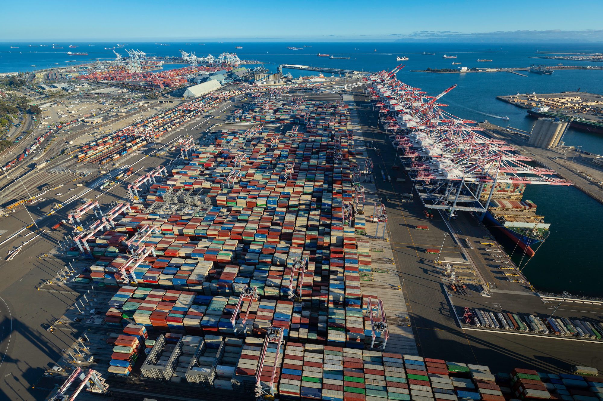 Ports of Los Angeles and Long Beach terminals shut down as workers fail ...