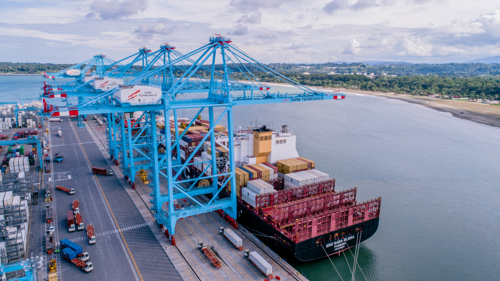 Two new shipping services calling at Mo n Container Terminal in