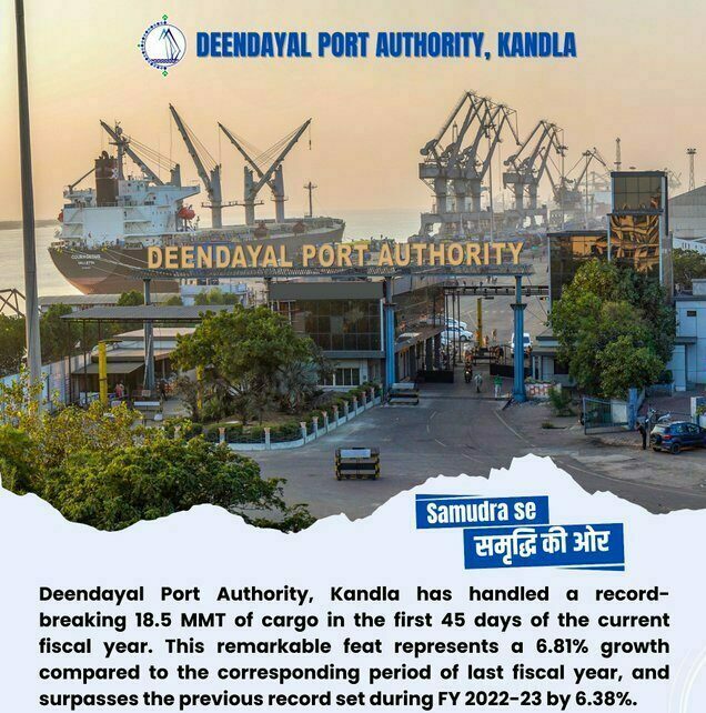 DPA Kandla achieves extraordinary milestone by handling a record ...