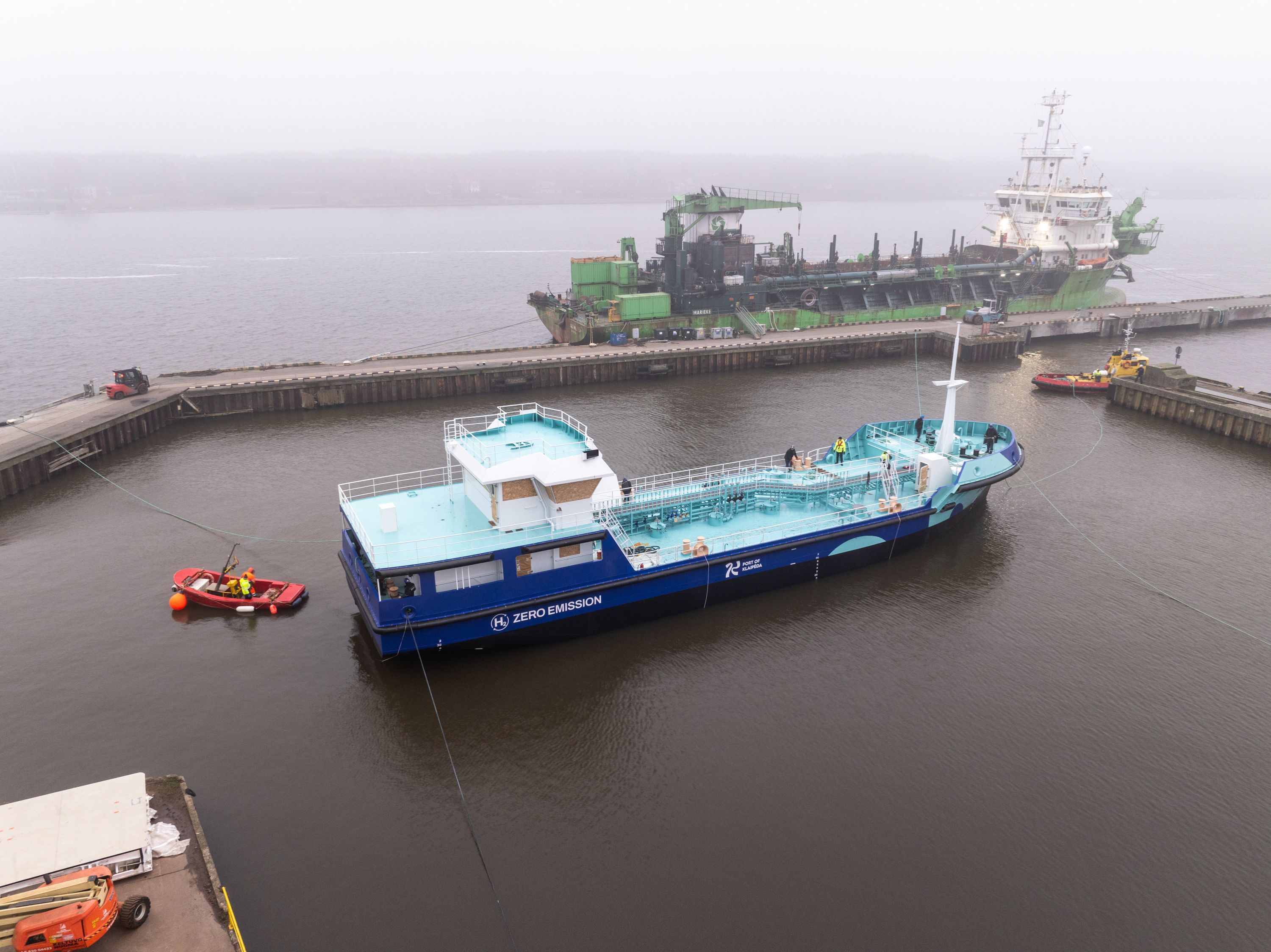 Innovative Green Hydrogen-Powered Ship Launched in Klaipeda