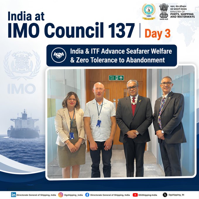India strengthens Global Maritime Leadership at 137th IMO Council Session in London