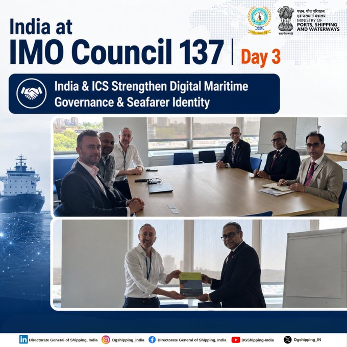 India strengthens Global Maritime Leadership at 137th IMO Council Session in London