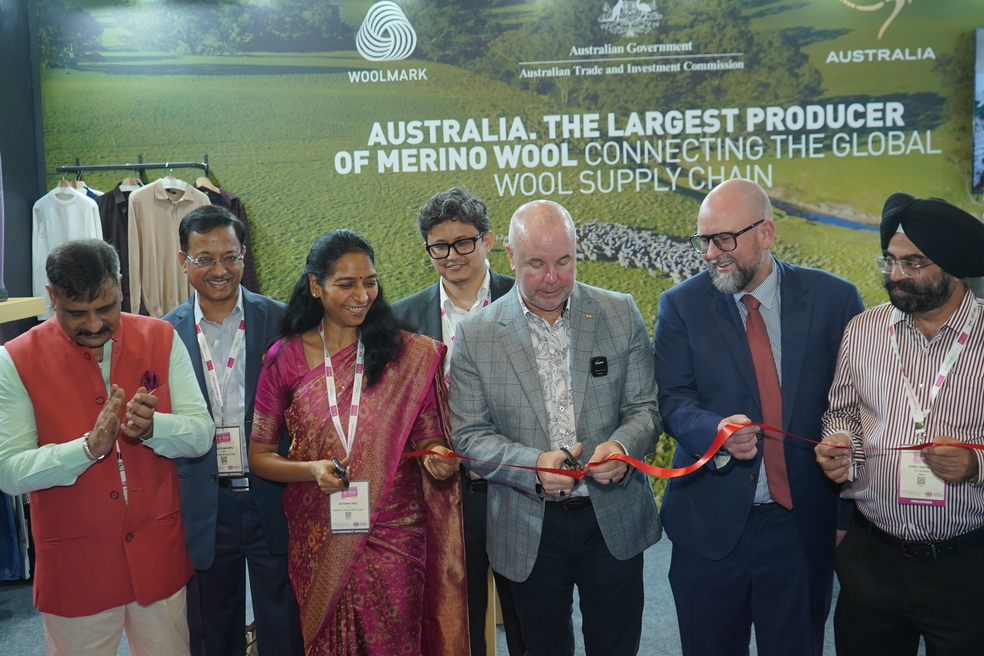 Inaugration with Joint Secretary Padmani Singla Ministry of The Woolmark Company Showcases Australia's Commitment to India's Textile Industry at Bharat Tex 2026