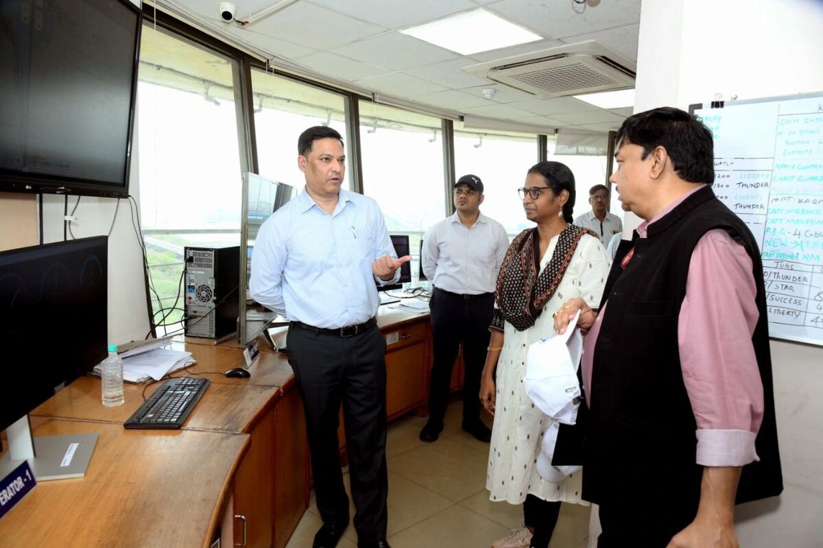 National Shipping Board Chairman visits Kamrajar Port 5 National Shipping Board Chairman reviews Infrastructure and Growth Plans during visit to Kamarajar Port