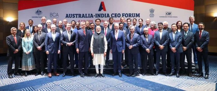PM Modi meets Australian PM Albanese in Melbourne; attends Australia-India CEOs Forum