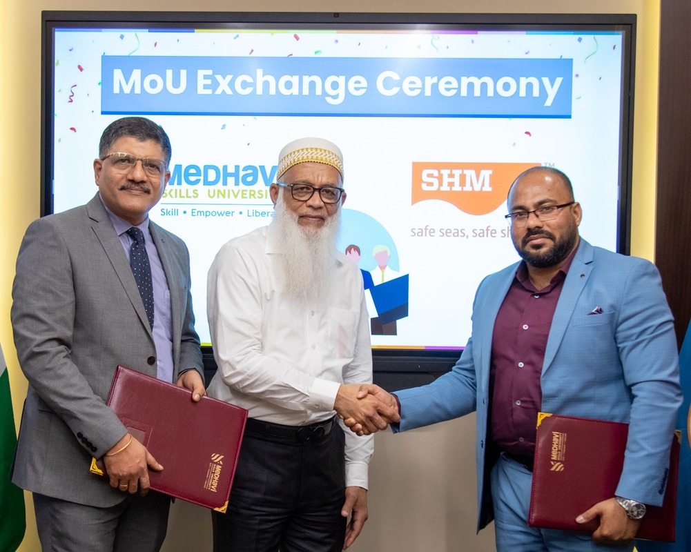 SHM Shipcare signs MoU with Medhavi Skills University to Strengthen Maritime Skill Development 3 SHM Shipcare signs MoU with Medhavi Skills University to Strengthen Maritime Skill Development
