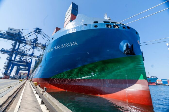 Turkon Line’s LNG-powered Kaşif Kalkavan makes first call at Marport