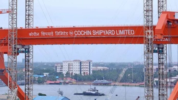 Govt. of India to sell up to 5% stake in Cochin Shipyard