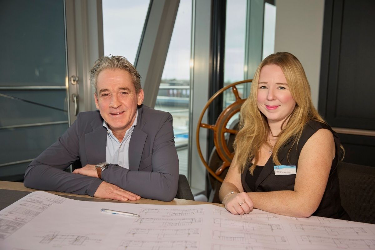 Concordia Damen builds 2 new river cruisers for TUI River Cruise 1 Concordia Damen builds 2 new river cruisers for TUI River Cruise lCD MDChrisKornetrKatyBerzins HeadofTUIRiverCruises Concordia Damen builds 2 new river cruisers for TUI River Cruise