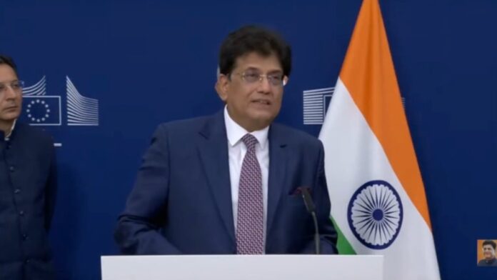 Piyush Goyal meets European industry leaders in Brussels to deepen India–EU Industrial and Technology Cooperation