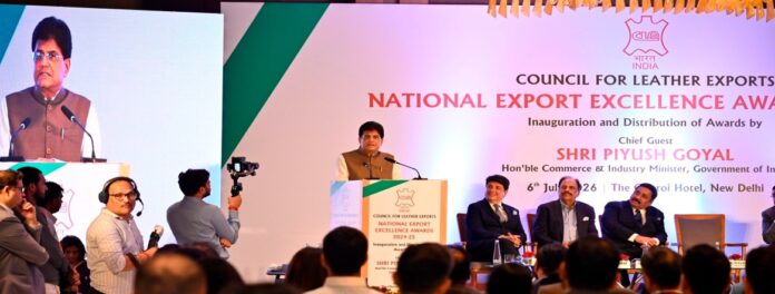Piyush Goyal calls upon leather and footwear industry to target at least USD 15 billion in exports in next five to six years