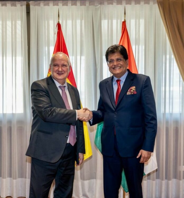 Piyush Goyal begins Spain visit with high-level engagements to deepen India–Spain Economic Partnership
