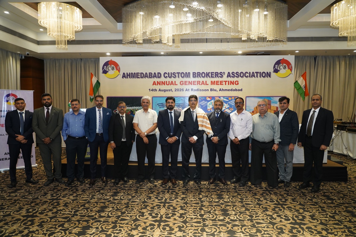 ACBA 31st AGM 1 Ahmedabad Custom Brokers’ Association holds 31st Annual General Meeting; New Committee takes charge for 2026–28