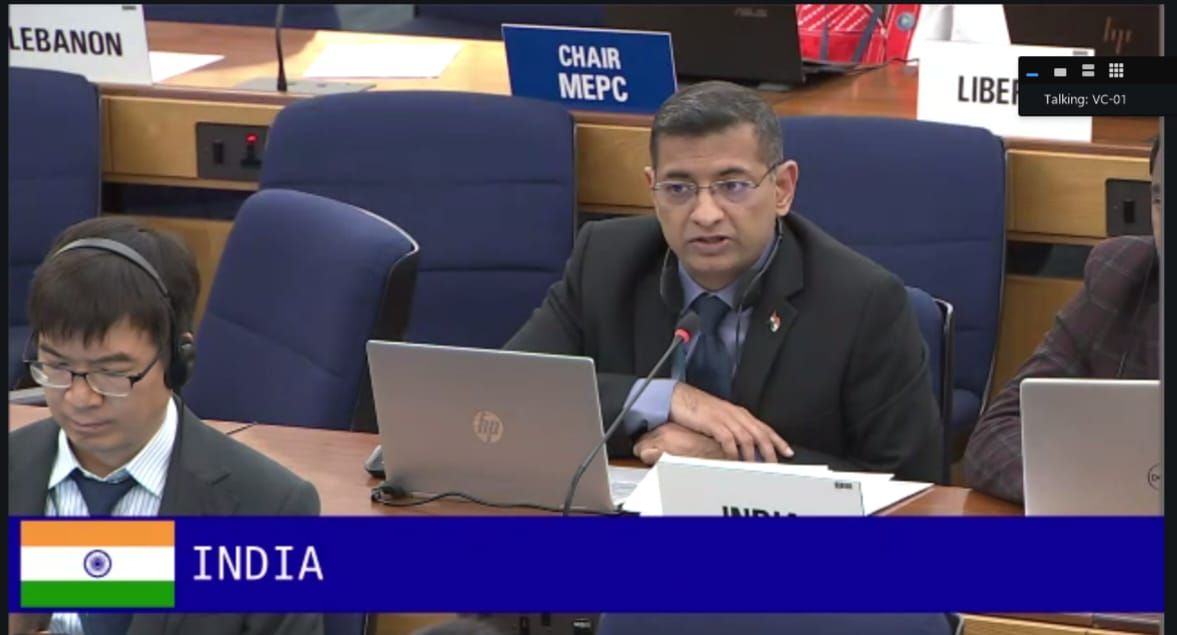 Cdr Sandeep Kumar Senior Principal Surveyor at the Indian Register of Shipping at IMO Indian Register of Shipping strengthens India’s Role in Shaping Global Maritime Governance at IMO
