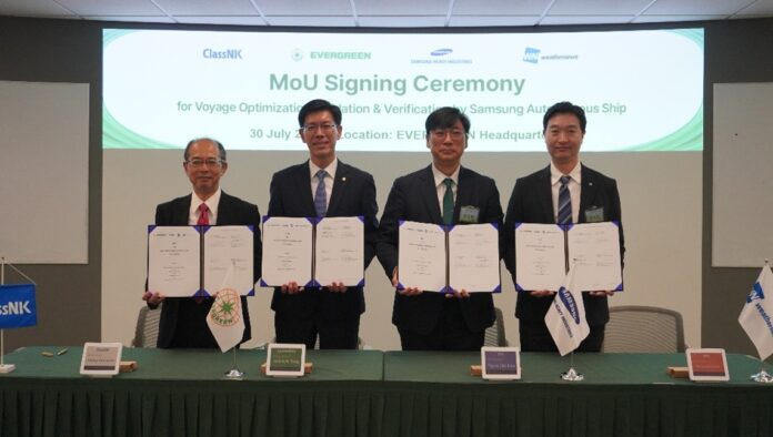 ClassNK joins project to verify GHG emission reduction through AI-based voyage optimization technology using an actual vessel