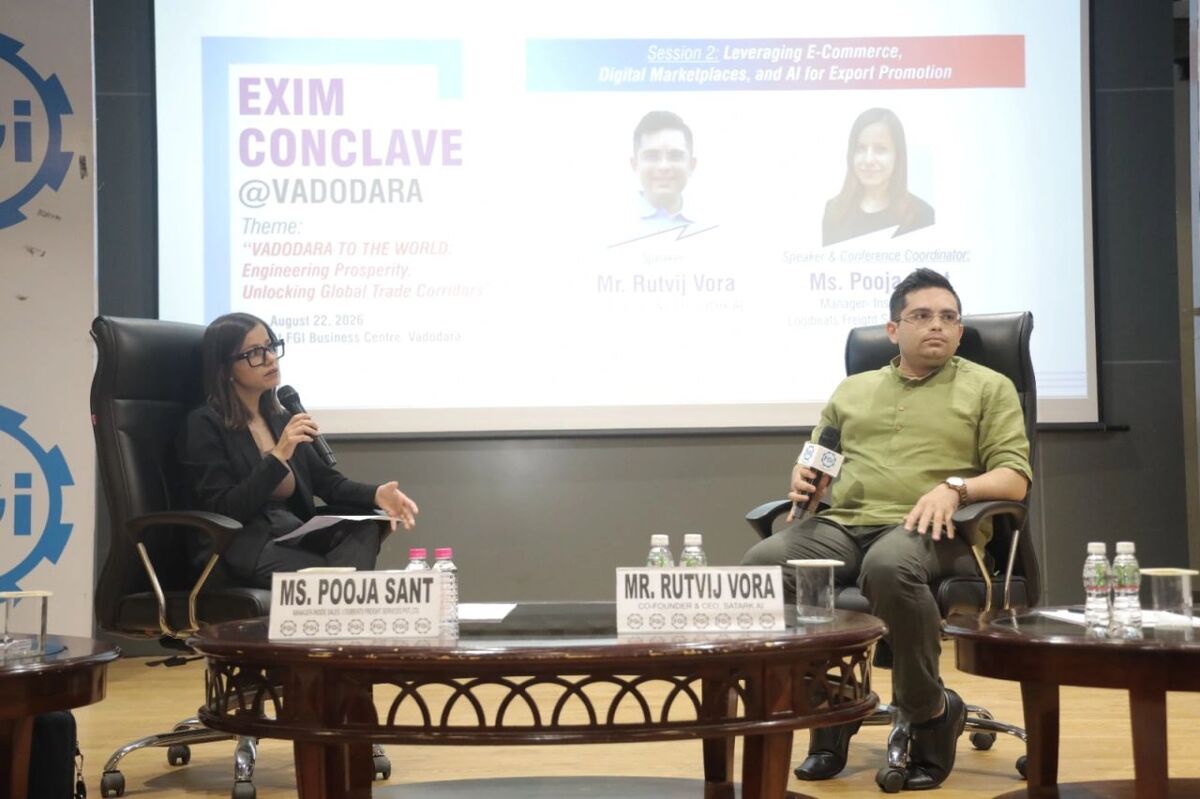 Pooja Sant Rutvij Vohra BMA EXIM Conclave Vadodara EXIM Conclave charts Roadmap for Gujarat’s Global Trade Ambitions