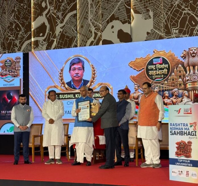 DPA honoured by the prestigious “Rashtra Nirman Ma Sahbhagi Gujarat Se” Award by Hon’ble Governor of Gujarat