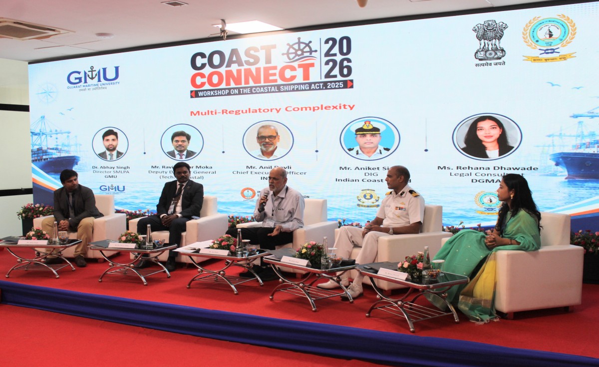 GMU hosts 'Coast Connect 2026': Workshop on the Coastal Shipping Act, 2025 4 GMU hosts 'Coast Connect 2026': Workshop on the Coastal Shipping Act, 2025 Track B.JPG GMU hosts 'Coast Connect 2026': Workshop on the Coastal Shipping Act, 2025