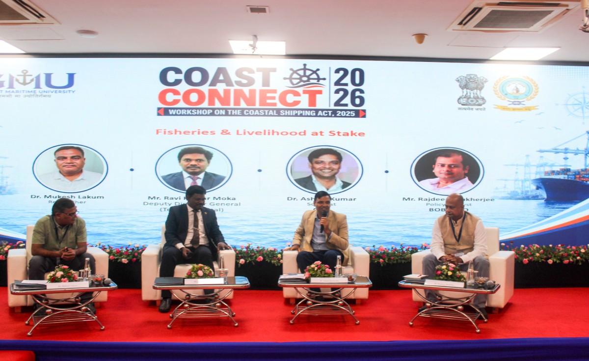 GMU hosts 'Coast Connect 2026': Workshop on the Coastal Shipping Act, 2025 6 GMU hosts 'Coast Connect 2026': Workshop on the Coastal Shipping Act, 2025 Track C.jpg GMU hosts 'Coast Connect 2026': Workshop on the Coastal Shipping Act, 2025