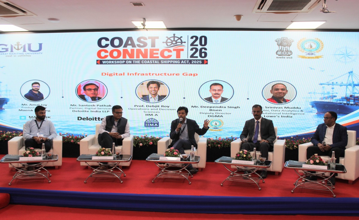 GMU hosts 'Coast Connect 2026': Workshop on the Coastal Shipping Act, 2025 5 GMU hosts 'Coast Connect 2026': Workshop on the Coastal Shipping Act, 2025 Track D.jpg GMU hosts 'Coast Connect 2026': Workshop on the Coastal Shipping Act, 2025