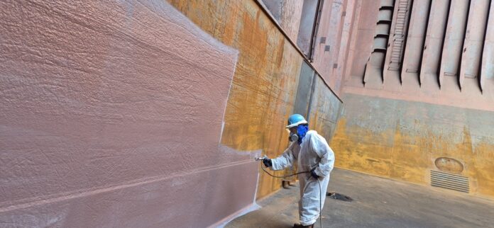 Traditional Ship coatings struggle to prevent corrosion after Hydrojet preparation