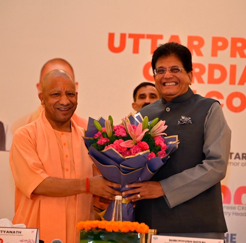 piyush goyal yogi adityanath 1 Piyush Goyal invites Japanese businesses to deepen investments and partnerships in India