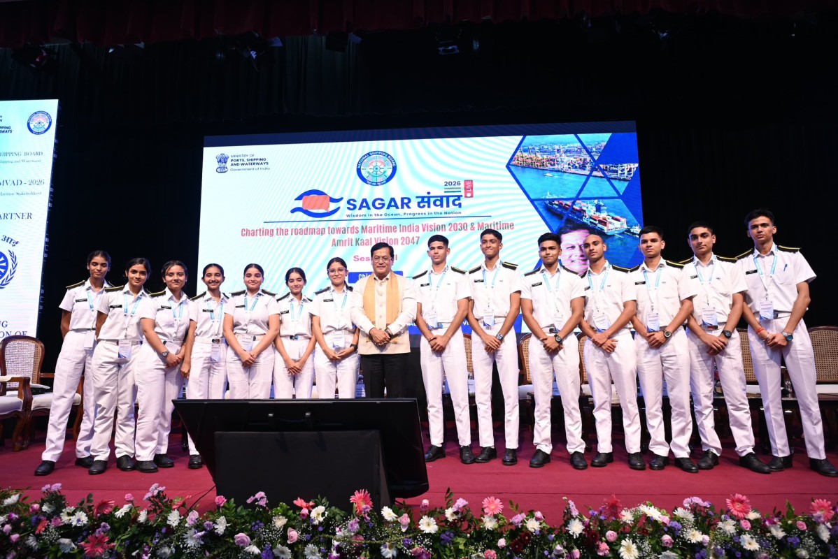 sagar samvad NSB “India plans 100 new ships to cut $75 billion foreign freight bill:” Sarbananda Sonowal at ‘Sagar Samvad’ of National Shipping Board