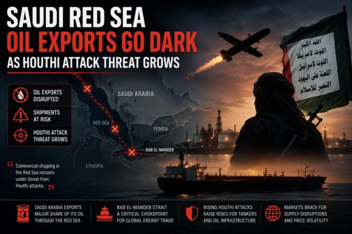 Saudi Red Sea oil exports go dark as Houthi attack threat grows