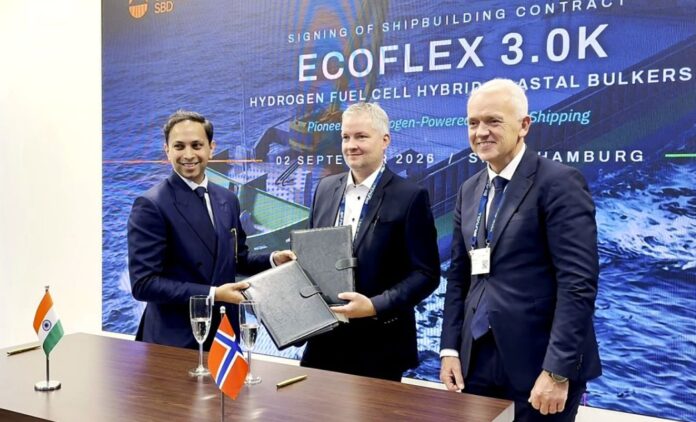 Chowgule Shipbuilding signs contract with GMI for two hydrogen-powered cargo vessels at SMM Hamburg 2026
