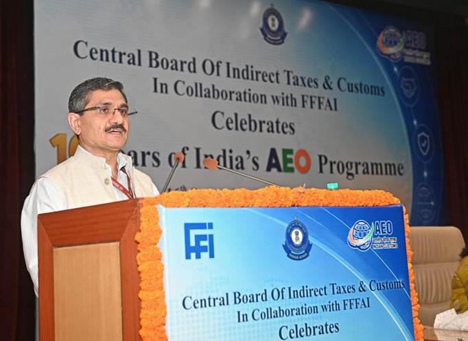 CBIC commemorates 10 years of India’s Authorised Economic Operator (AEO) Programme; Outlines way forward and reaffirms commitment to trusted trade 1 CBIC commemorates 10 years of India’s Authorised Economic Operator (AEO) Programme; Outlines way forward and reaffirms commitment to trusted trade CBIC Chairman CBIC commemorates 10 years of India’s Authorised Economic Operator (AEO) Programme; Outlines way forward and reaffirms commitment to trusted trade