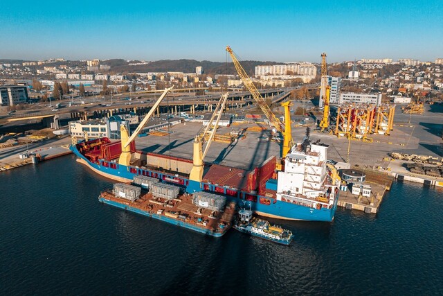 DJI 20251108113526 0138 D COLI Group successfully delivers transport of 14 transformers for GE Vernova and Poland's Baltica 2 offshore wind farm