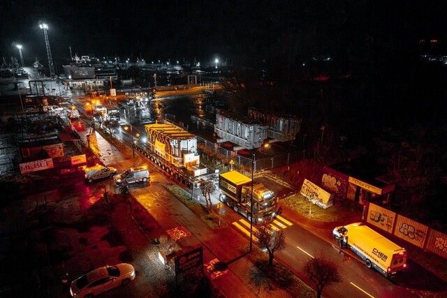 DJI 20251118230421 0782 D COLI Group successfully delivers transport of 14 transformers for GE Vernova and Poland's Baltica 2 offshore wind farm