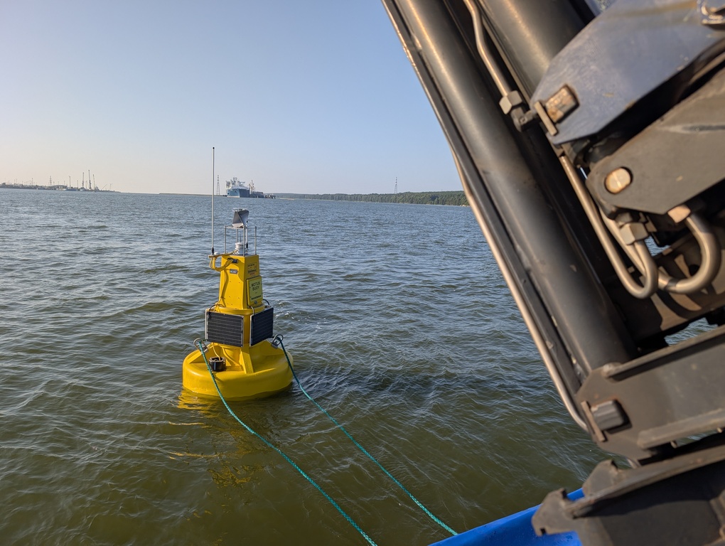 PXL 20260826 061526997 Smarter and safer navigation: new buoy begins operating near the Port of Klaipėda