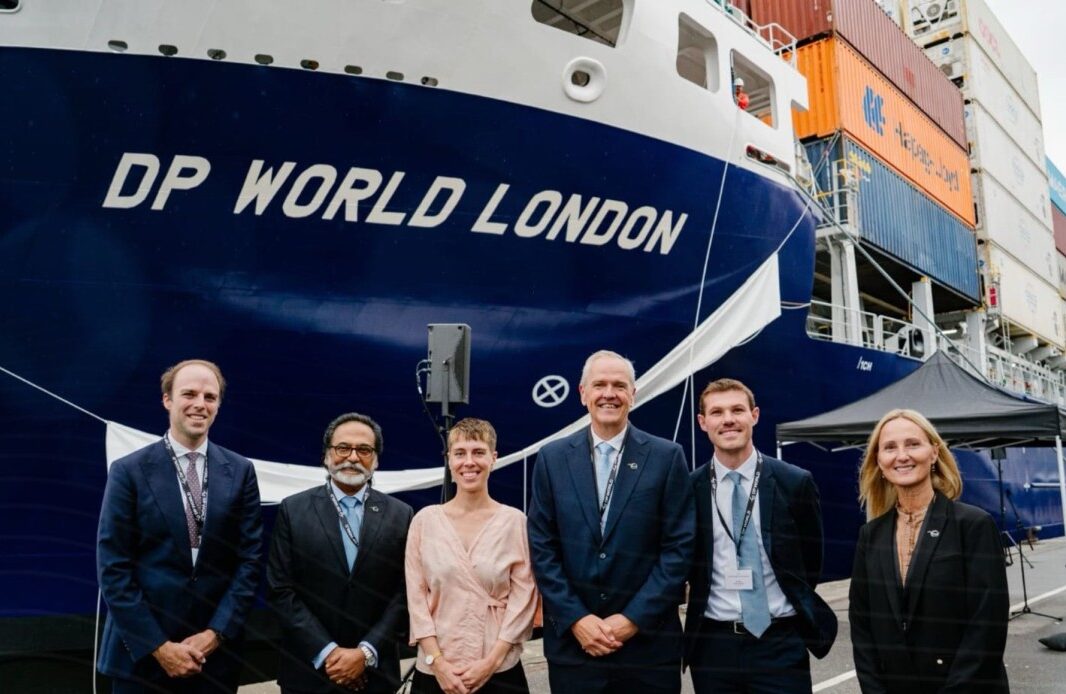 aarhus dp world london 1 edited DP World launches its first new dual-fuel methanol vessel 'DP World London'