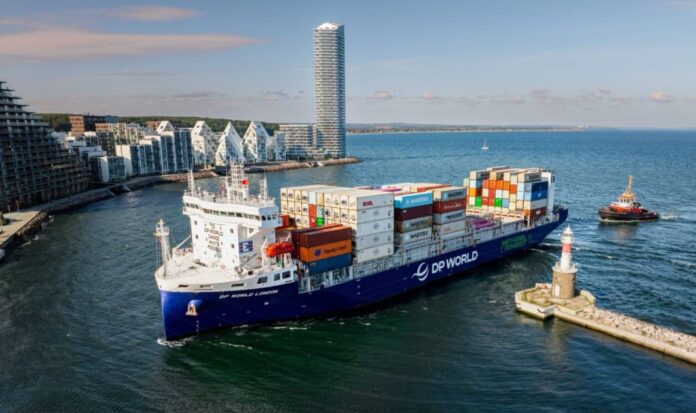 DP World launches its first new dual-fuel methanol vessel 'DP World London'