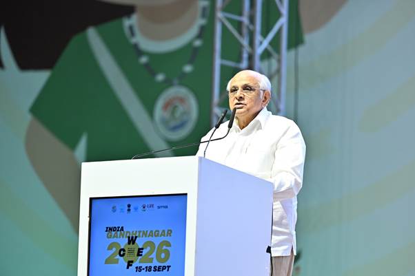 image002 20260915122245 5f2426 Gujarat CM Patel and Bhupender Yadav inaugurate World Circular Economy Forum (WCEF) 2026 at Gandhinagar