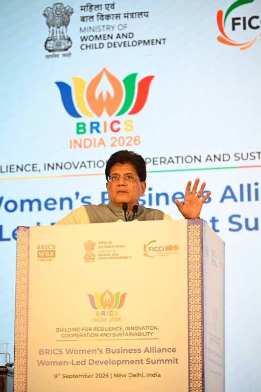 India to work with BRICS partners to expand opportunities for women-led enterprises in global trade : Piyush Goyal 1 India to work with BRICS partners to expand opportunities for women-led enterprises in global trade : Piyush Goyal piyysh goyalbrics woman led 1 1 India to work with BRICS partners to expand opportunities for women-led enterprises in global trade : Piyush Goyal