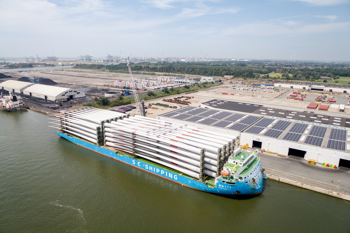 vessel arrival at the new port setup 1 1 deugro Commissions New Port Setup for WTG Component Handling and Storage, Welcoming First Rotor Blade Shipment from China