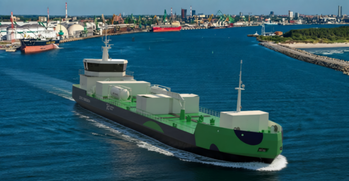Port of Klaipėda develops green methanol bunkering vessel concept