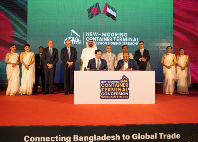 Chittagong Port Authority (CPA) and DP World sign 15-year concession for new mooring container terminal