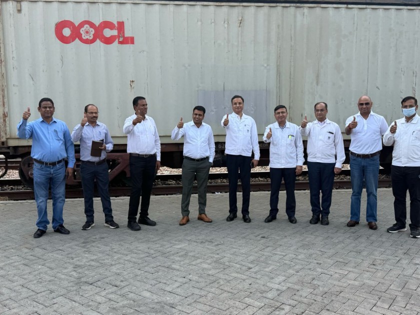 CONCOR hONDA mOTOR CONCOR and Honda Motorcycles strengthen logistics partnership with first container rake dispatch from MMLP Kathuwas