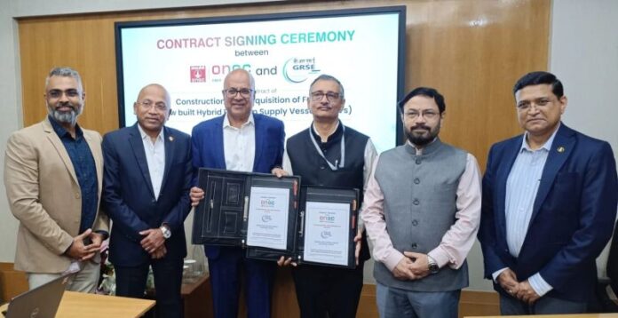 GRSE signs four-vessel contract with ONGC