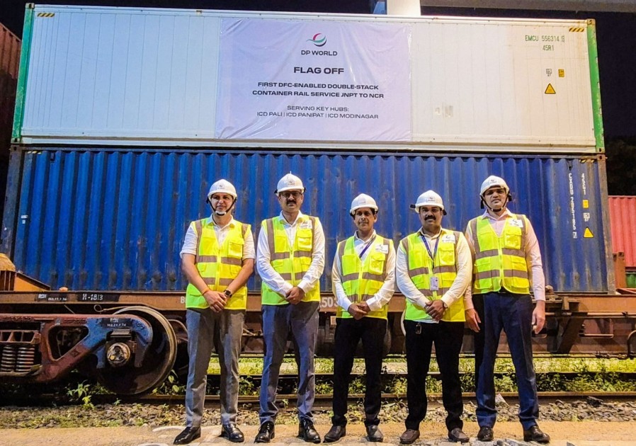 WhatsApp Image 2026 10 27 at 12.01.03 AM DP World launches two-doule-stack rail services connecting JNPA with NCR and Gujarat