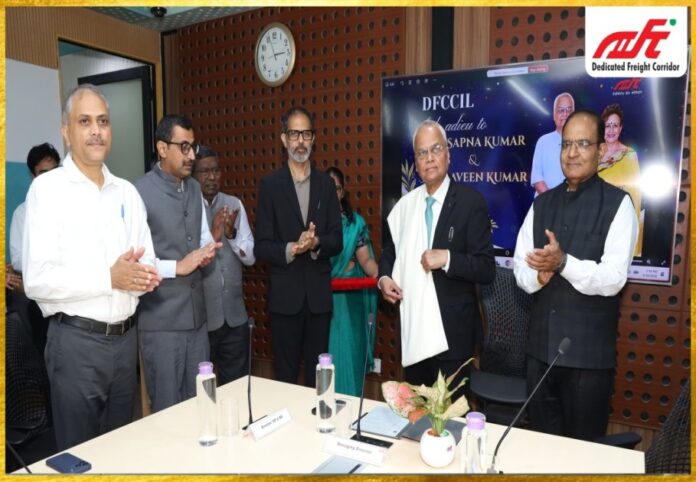DFCCIL bids emotional farewell to MD Praveen Kumar